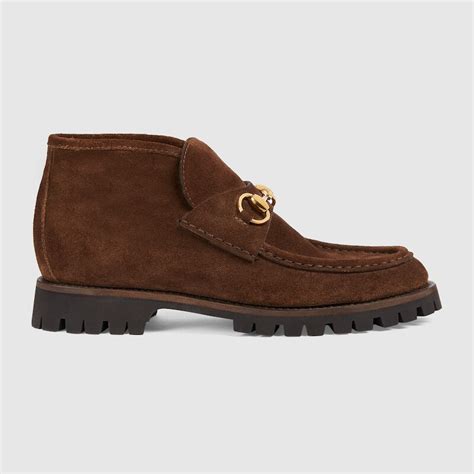 gucci horsebit leather suede boots|gucci horsebit ankle boots.